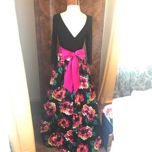 Eliza J semi formal floor length dress